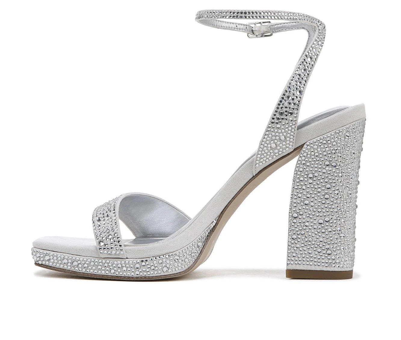 Discount ๐ Women's Franco Sarto Daffy 2 ๐ Dress ๐ฉด Sandals Platinum ๐คฉ - Image 4