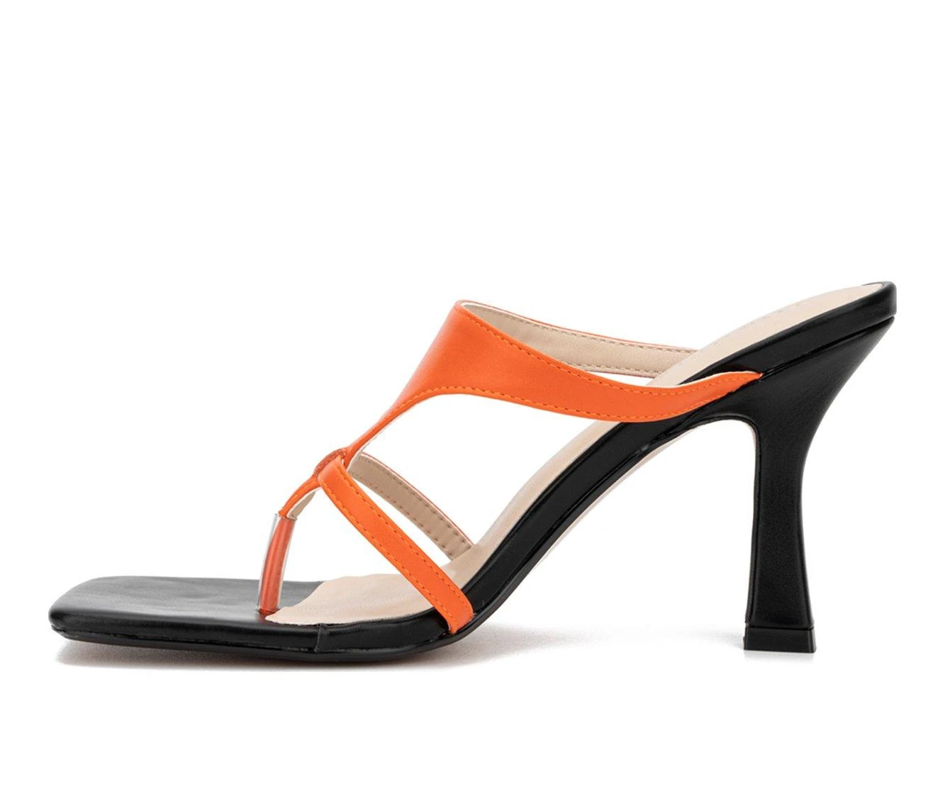 Discount 👏 Women's Torgeis Aconite Stiletto 🩴 Sandals Orange 💯 - Image 4