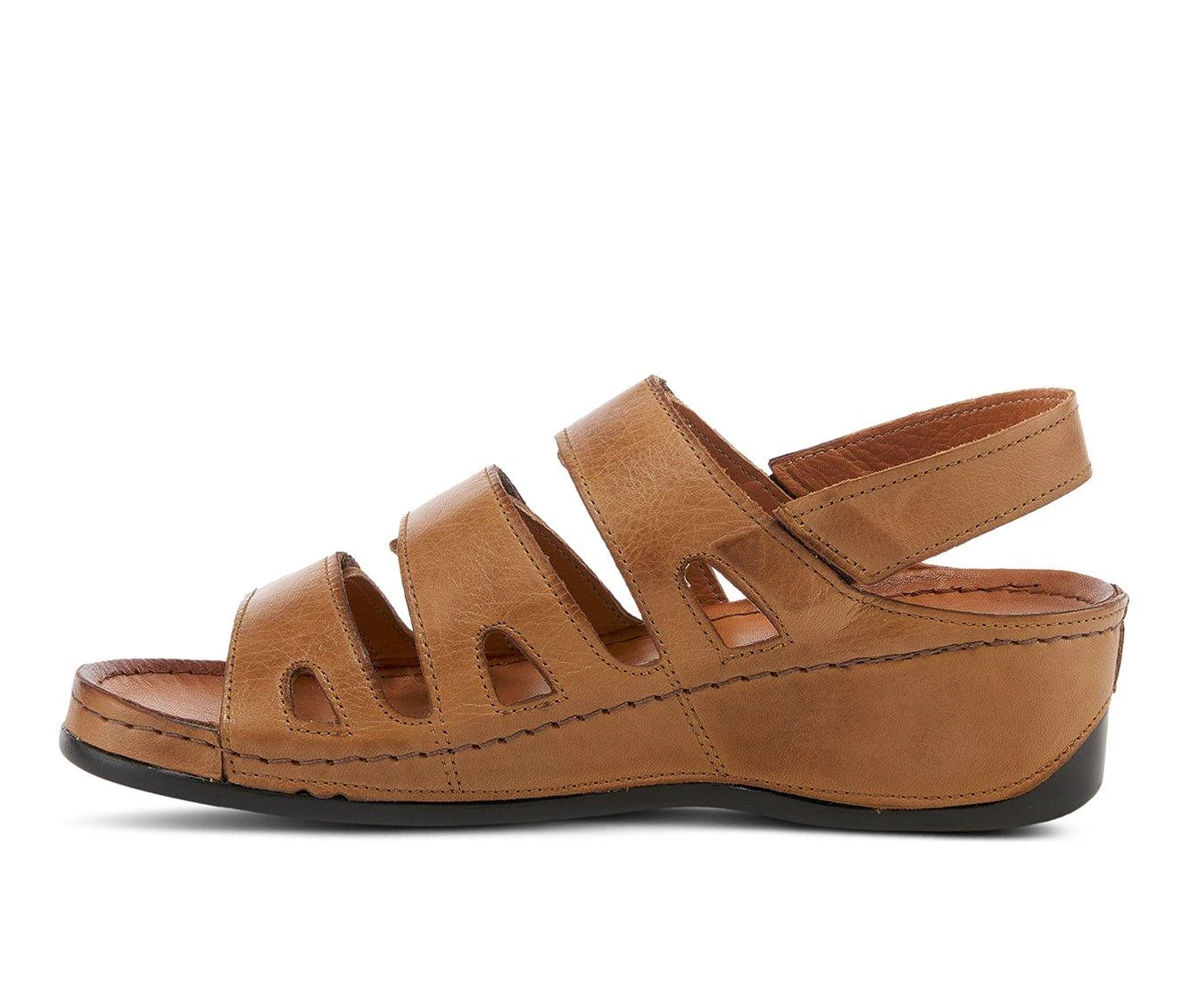 Discount ๐งจ Women's SPRING STEP Eulaback Footbed ๐ฉด Sandals Brown โ๏ธ - Image 4