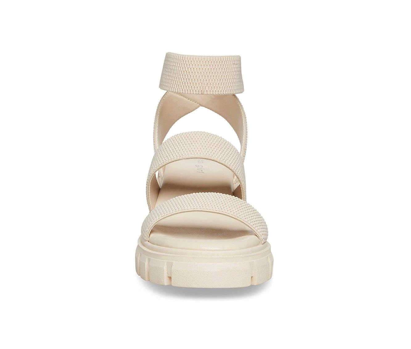 Outlet ๐ Women's Madden Girl Haley Lugged ๐ฉด Sandals Bone ๐ฅฐ - Image 4