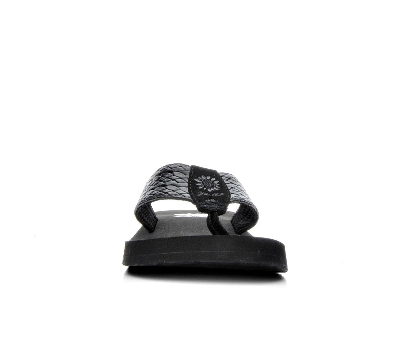 New 😉 Women's Yellow Box Flax Flip-Flops Black 😉 - Image 5