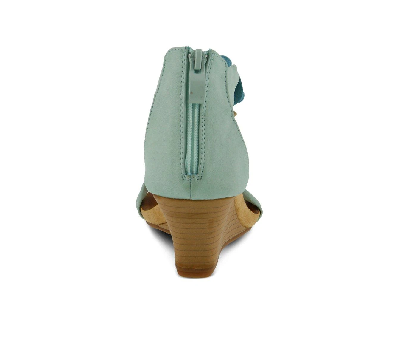 Hot Sale 🔥 Women's Patrizia Harlequin Multi Wedge 🩴 Sandals Aqua 🎉 - Image 5