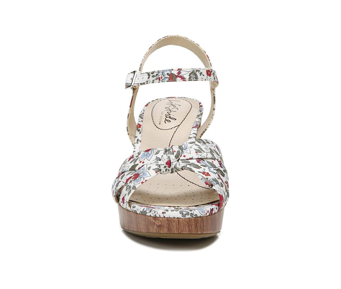 Deals ๐ Women's LifeStride Lucky ๐ Dress ๐ฉด Sandals Red Multi ๐ - Image 5