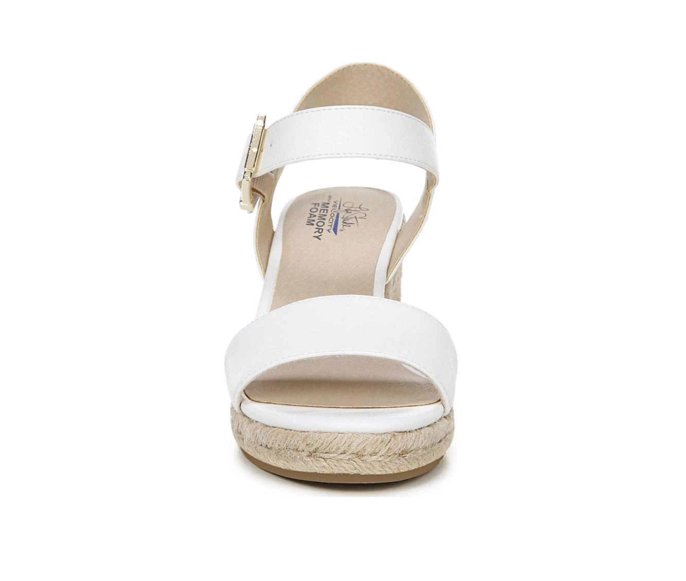 Promo ๐ Women's LifeStride Tango 2 Wedge ๐ฉด Sandals White โค๏ธ - Image 5