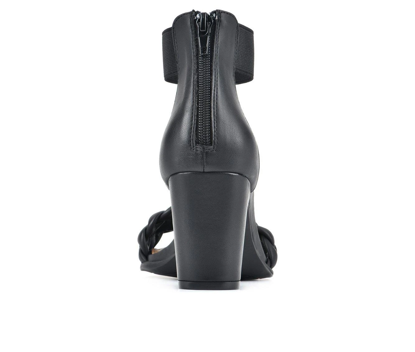 Best Sale โ๏ธ Women's White Mountain Backer Heeled ๐ Dress ๐ฉด Sandals Black/Smooth ๐คฉ - Image 5