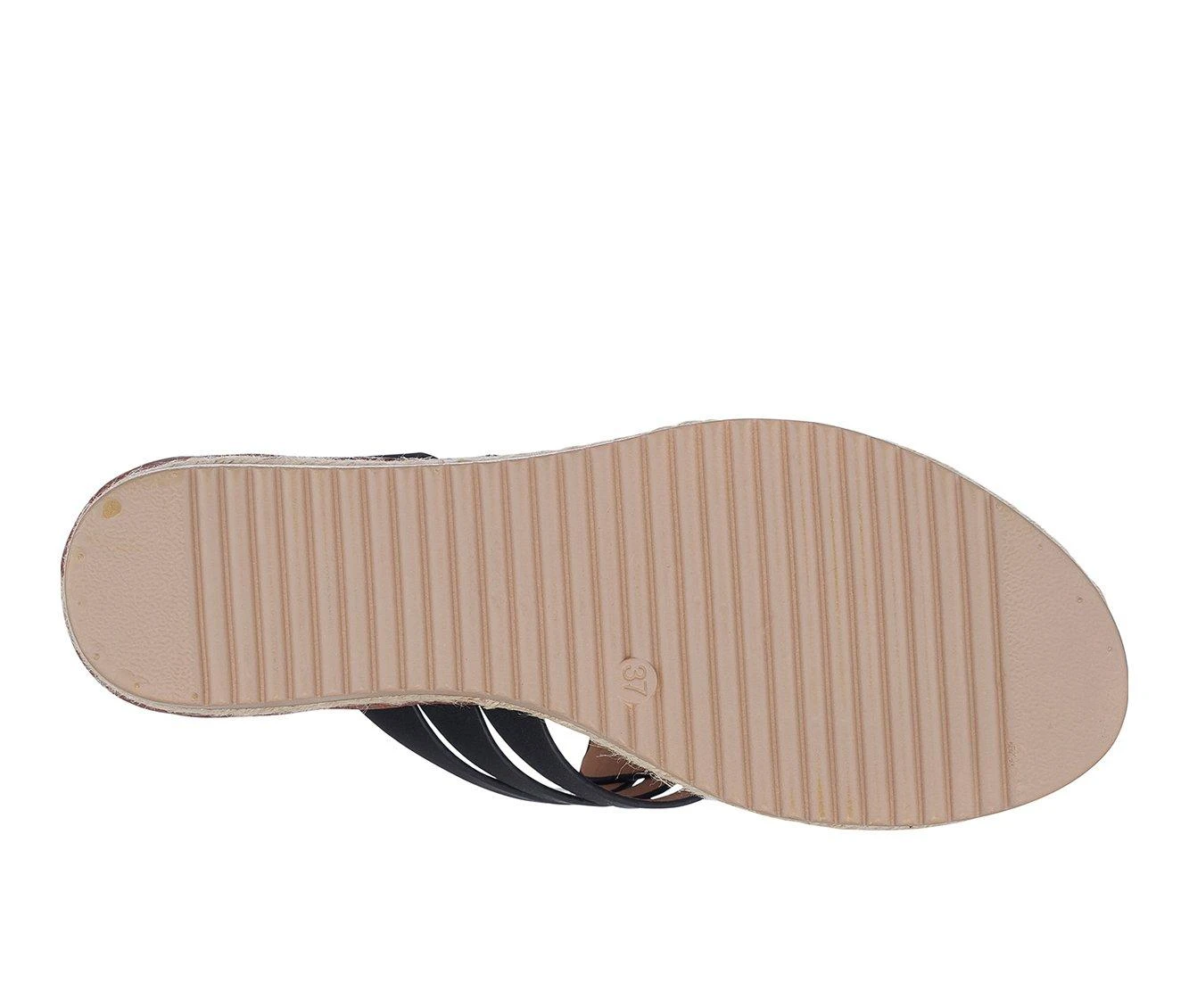 Cheap ๐ Women's GC ๐ Shoes Garson Wedge ๐ฉด Sandals Black ๐ฅ - Image 6