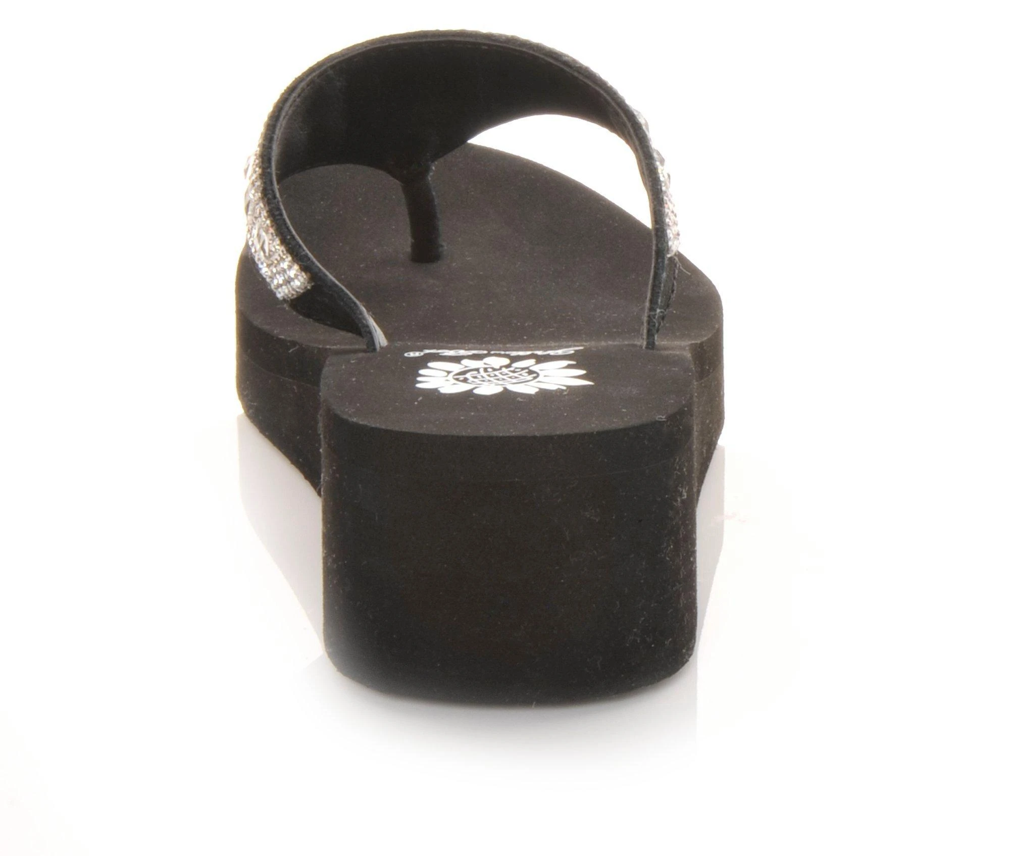 Brand new โ Women's Yellow Box Birder Wedge Flip-Flops Black ๐ฅฐ - Image 6