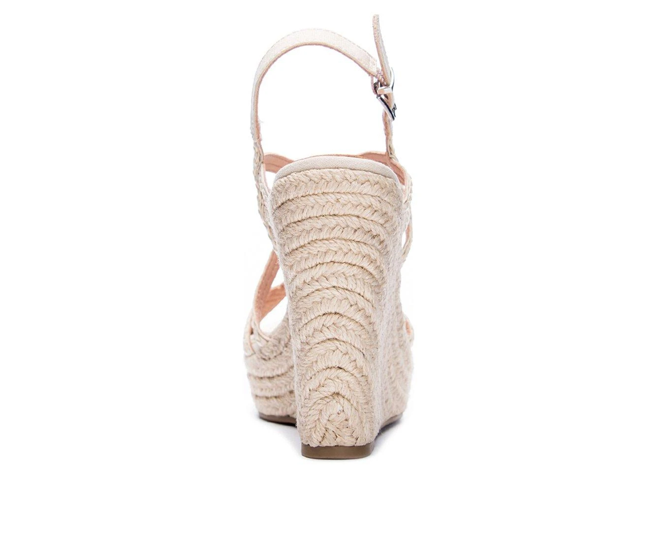 Cheapest 😀 Women's Chinese Laundry Maylin Platform Espadrille Wedges Cream 🌟 - Image 6