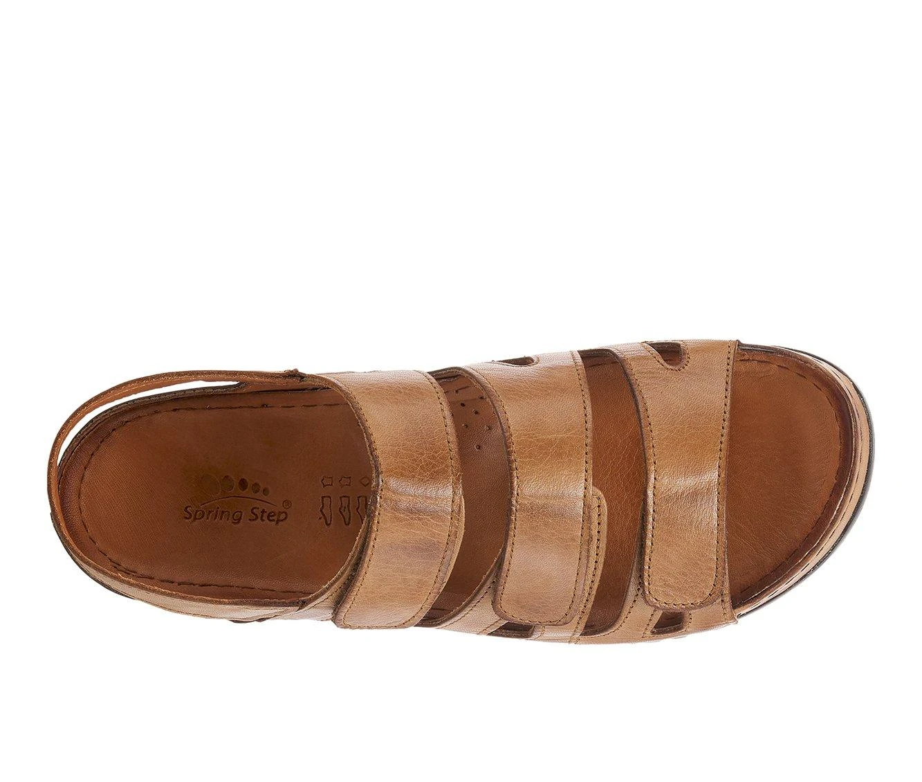 Discount ๐งจ Women's SPRING STEP Eulaback Footbed ๐ฉด Sandals Brown โ๏ธ - Image 6