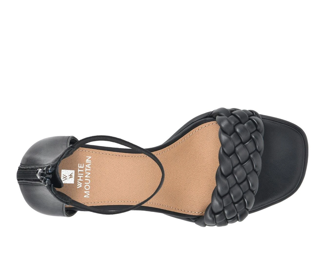 Best Sale โ๏ธ Women's White Mountain Backer Heeled ๐ Dress ๐ฉด Sandals Black/Smooth ๐คฉ - Image 6
