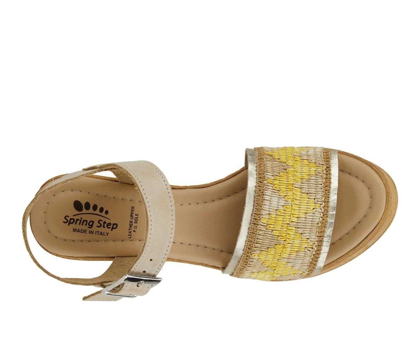 Budget ๐ Women's SPRING STEP Tiada Platform ๐ Dress ๐ฉด Sandals Beige Multi โค๏ธ - Image 6